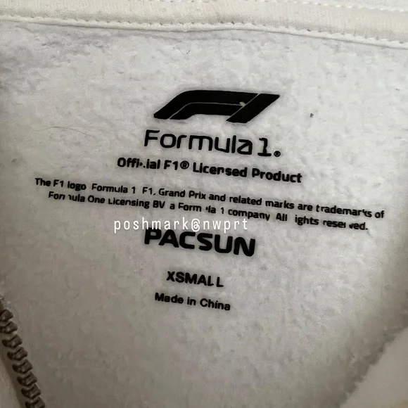 PACSUN 🏁 F1 Las Vegas Hoodie 2024 Sweatshirt Off White Formula One 1 Racing XS - Picture 7 of 14